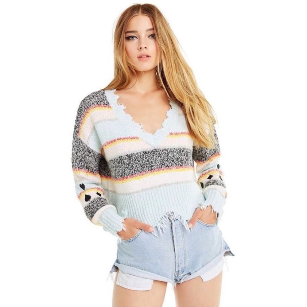 NWT Wildfox Hare Spade Sweater RARE
